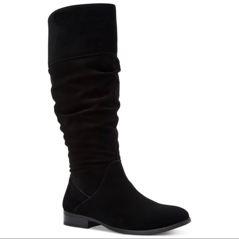 New Style & Co Kelimae Scrunched Boots Black - Picture 1 of 6